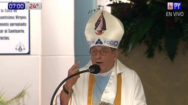 Obispo critica que la corrupción deja en «triste estado» al Paraguay durante misa de Caacupé | Noticias Paraguay