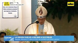 Resaltan papel del laico en homilía de la misa central de Caacupé