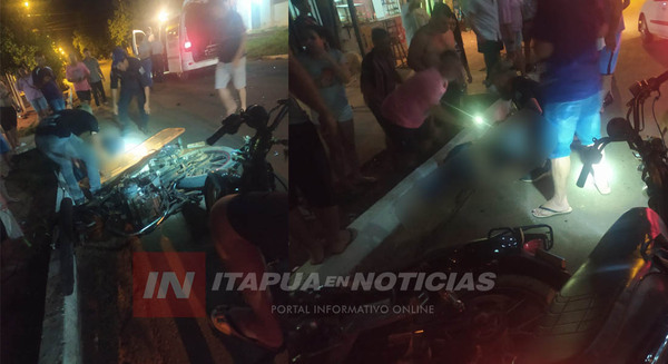 MOTOCICLISTA FALLECE TRAS ACCIDENTE EN SAN PEDRO DEL PNÁ. - Itapúa Noticias