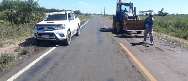 Reparan tramo vial abandonado por el MOPC en Unión - Nacionales - ABC Color