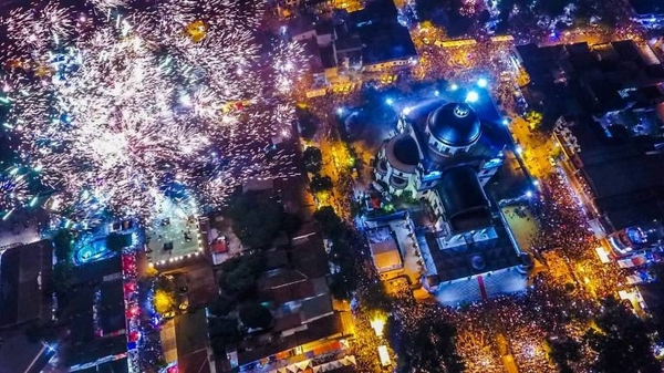 Diario HOY | Peregrinante fue víctima de robo tras espectáculo de fiestas artificiales