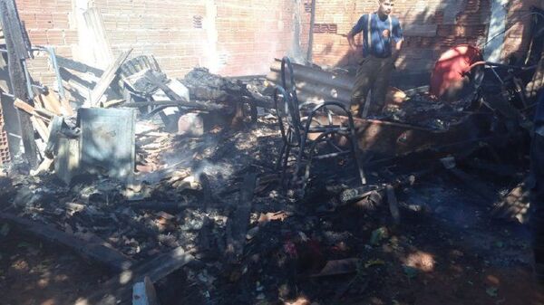 Hombre muere calcinado en incendio de vivienda