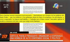 Frases más fuertes de la carta del obispo Ricardo Valenzuela | Telefuturo
