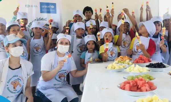 Crónica / Realizaron olla popular con comida re saludable