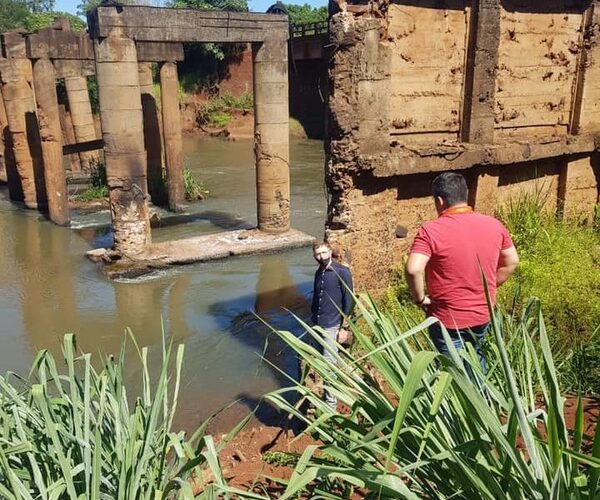 Constatan alarmante situación de estructura del puente entre Santa Rosa del Monday y Ñacunday – Diario TNPRESS