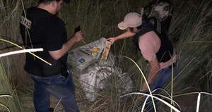 SENAD detecta carga de marihuana durante patrulla nocturna a orillas del río Paraná - Noticiero Paraguay