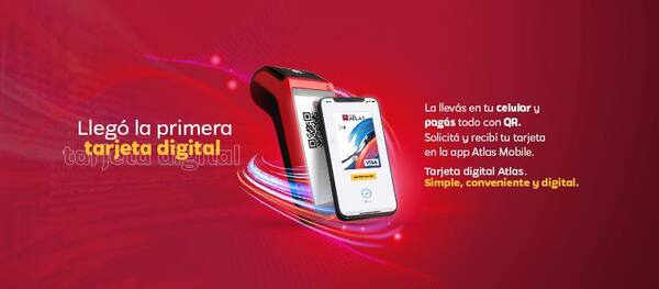 Banco Atlas lanza su tarjeta 100% digital