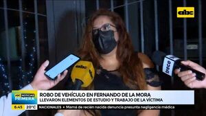 Roban vehículo en Fernando de la Mora - ABC Noticias - ABC Color