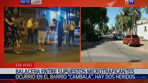 Disputa entre presuntos traficantes deja dos heridos en Kambala
