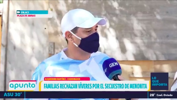 Chacariteños rechazan recibir víveres producto del chantaje - El Trueno