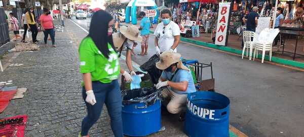 Itaipu contribuyó con recolección de 400 toneladas de residuos en Caacupé - .::Agencia IP::.