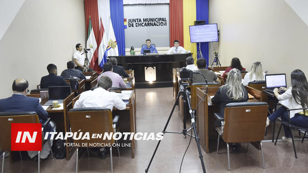HOY SESIONA LA JUNTA MUNICIPAL DE ENCARNACIÓN. DESDE LAS 15:00HS. - Itapúa Noticias
