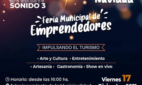 Organizan feria municipal de emprendedores