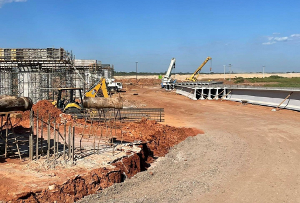 Costanera Sur: Trabajos en el puente de 180 metros