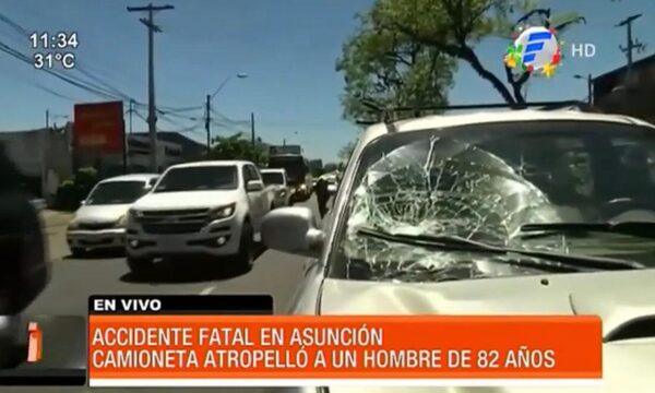 Hombre de 82 años murió atropellado en Asunción | Telefuturo