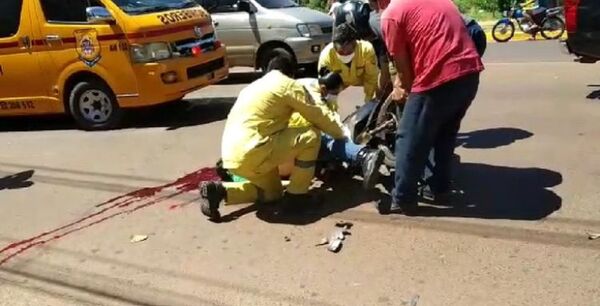 Motociclista muere en accidente de tránsito en Encarnación