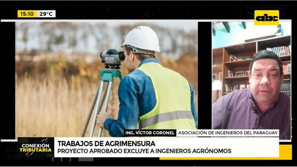 Ingenieros agrónomos piden veto de ley que los excluye de la agrimensura - Nacionales - ABC Color