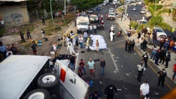 Tragedia en Chiapas: 53 migrantes muertos y más de 50 heridos en accidente carretero