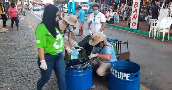 La Nación / Recogieron 400 toneladas de basura en Caacupé