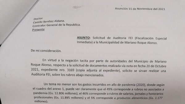 Denuncian irregularidades y exigen que se audite a Comuna de Mariano