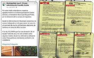 Fabricaron documentos de contenido falso para dar ropaje legal a despojo de topadora