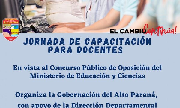 Capacitarán a docentes para concurso