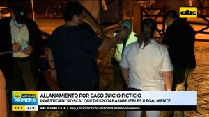 Realizan allanamientos por caso de despojo de vivienda en juicio ficticio - ABC Noticias - ABC Color