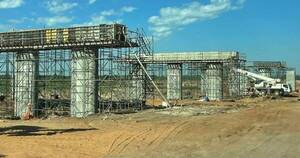 La Nación / Avanzan obras del principal puente de la futura Costanera Sur