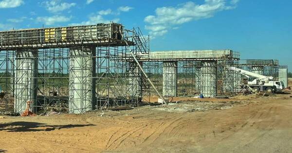 La Nación / Avanzan obras del principal puente de la futura Costanera Sur