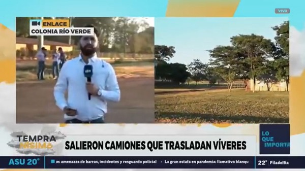 Secuestro de joven menonita: parten los primeros camiones para repartir víveres - ADN Digital