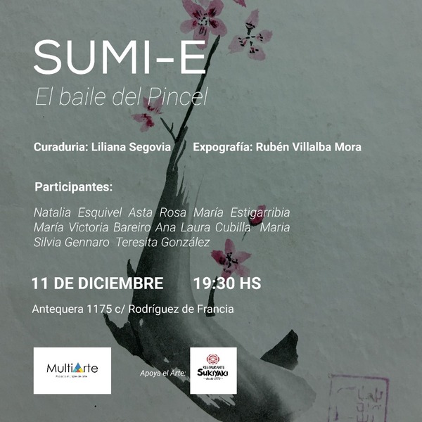 Invitan este sábado a la exposición de pinturas “Sumi-e, el baile del pincel” - .::Agencia IP::.