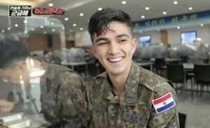 Joven militar pedrojuanino becado en Corea del Sur