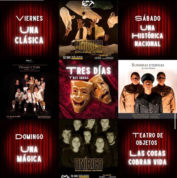 Escuela Municipal de Teatro presenta 3 maravillosas obras para el cierre del año 2021