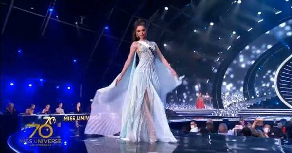 La Nación / Nadia Ferreira lució impecable en primeras pasadas de la preliminar de Miss Universo 2021