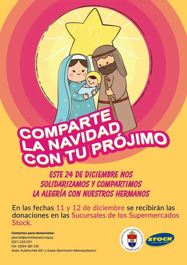 Desde la Pastoral Social lanzan campaña solidaria para la Navidad - San Lorenzo Hoy