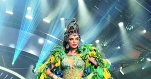 La Nación / Nadia Ferreira lució impecable en primeras pasadas de la preliminar