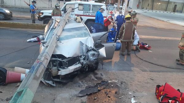 Accidente fatal sobre la avenida Cacique Lambaré de Asunción