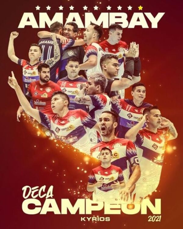 Con campaña arrolladora y perfecta Amambay levanta la copa por 10ª vez