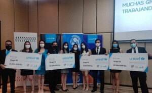 Estudiantes de la UNE reciben incentivo económico de UNICEF