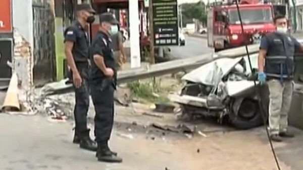 Bache causa un fatal accidente en Lambaré