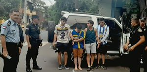 Hinchas de Luqueño, presos por tenencias de drogas y arma •