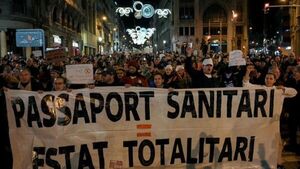 Protestas en Europa contra las restricciones y la vacunación