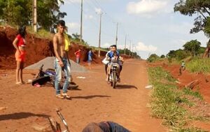 Motociclista pierde la vida sobre callejón Mafusi de Pedro Juan Caballero