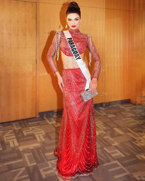 Nadia Ferreira, lista para la gala final de Miss Universo en Israel