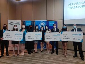 Unicef premia a estudiantes de la UNE por ejecutar proyectos de protección a la niñez - ABC en el Este - ABC Color