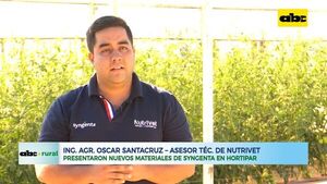 ABC RURAL: Presentaron nuevos materiales de Syngenta en Hortipar - ABC Rural - ABC Color
