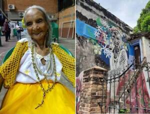 Crónica / Ña Clotilde es la “pituka” del mural enorme de la Chacarita