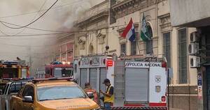 La Nación / Incendio en centro de Asunción
