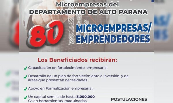 Pretenden fortalecer microempresas