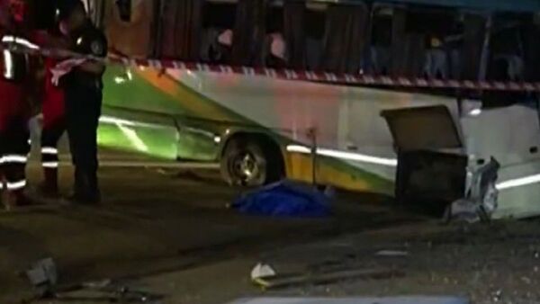 Vuelco de bus deja una fallecida y varios heridos en Capiatá